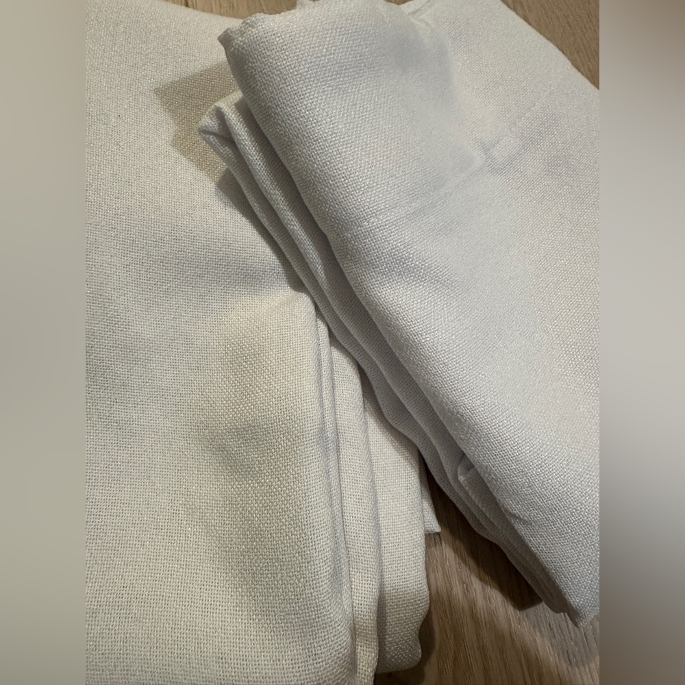 White Linen Curtains - 2 Panels ⭐️ 2 sets available price is PER SET - Picture 6 of 13